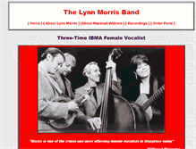 Tablet Screenshot of lynnmorrisband.com